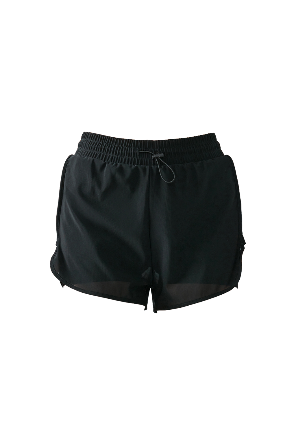 Layered Mesh Shorts BLACK