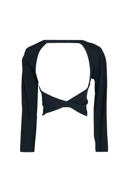 Back Twist Longsleeve BLACK