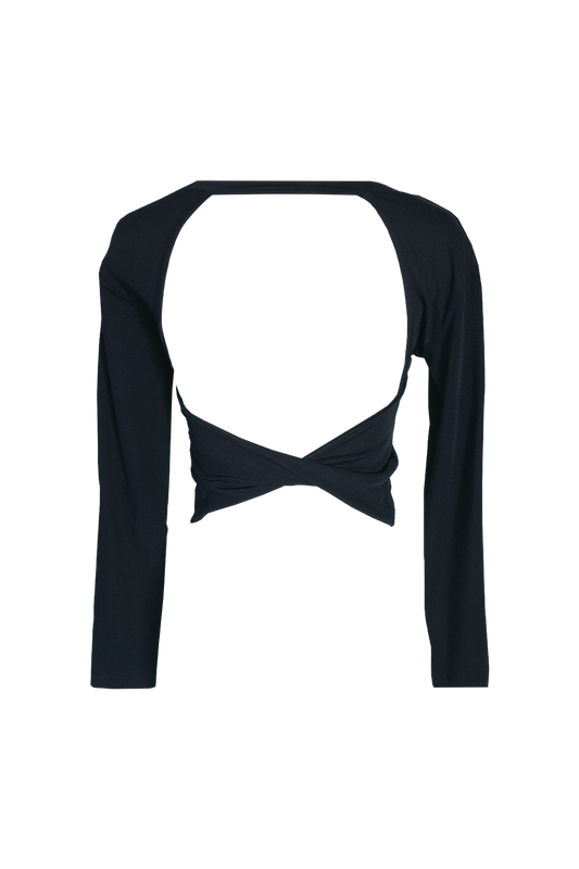 Back Twist Longsleeve BLACK