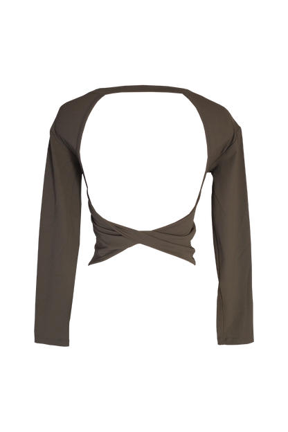 Back Twist Longsleeve OLIVE