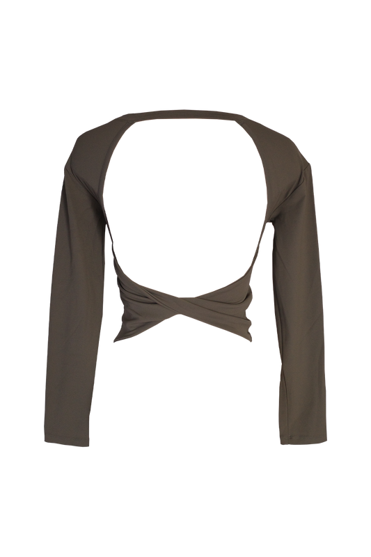 Back Twist Longsleeve OLIVE