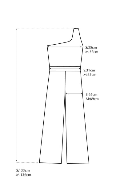 Oneshoulder All-in-one AZUKI