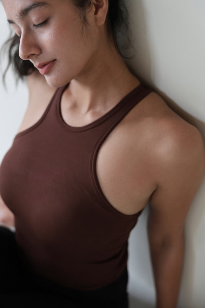 Elegant Tank Top MARRON