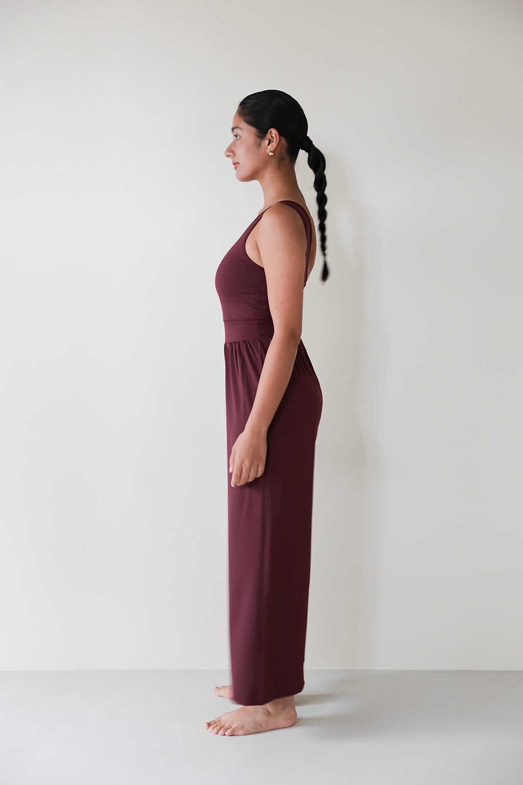 Oneshoulder All-in-one WINERED