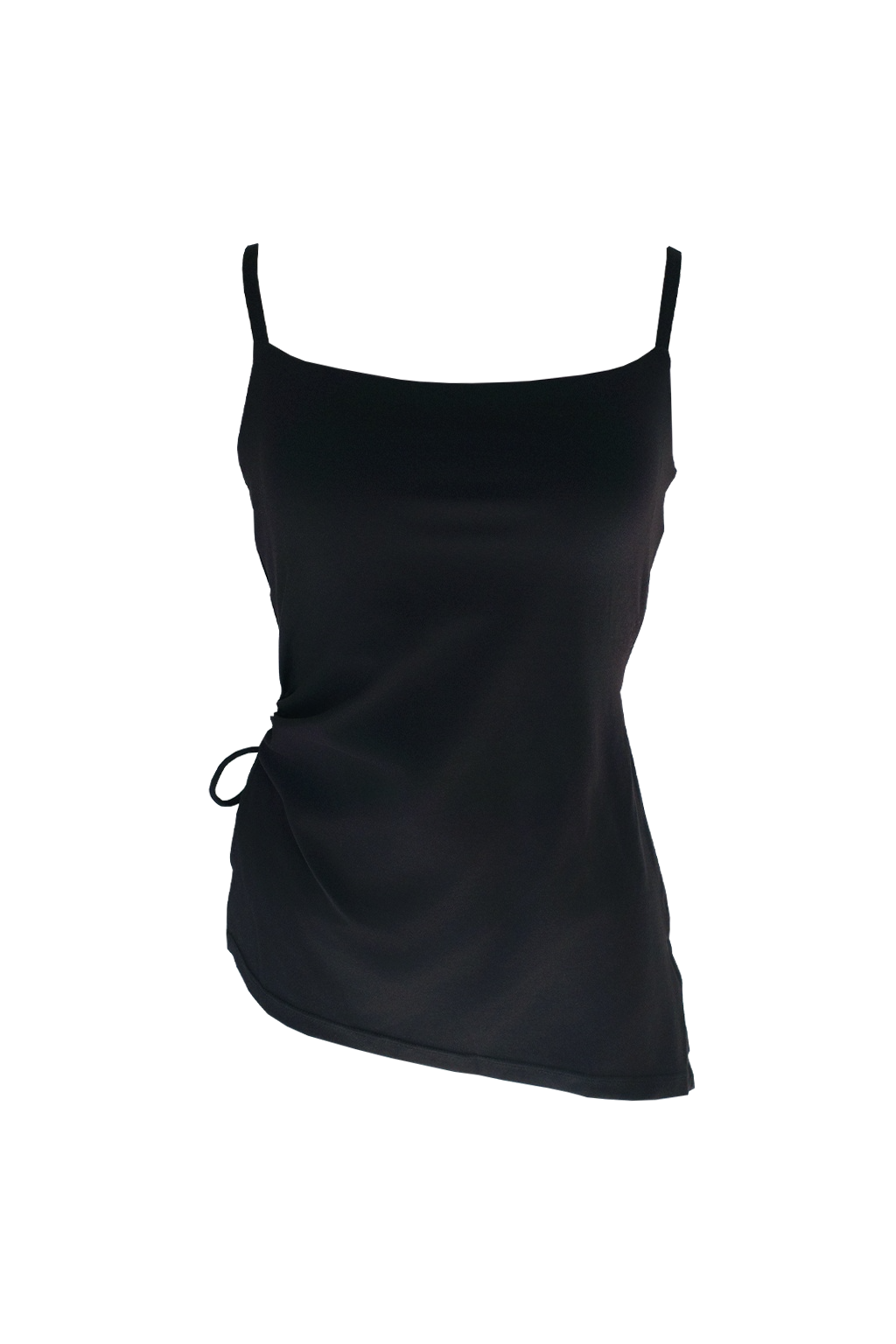 Strap Asymmetry Camisole BLACK