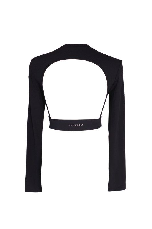 Back Open Longsleeve BLACK