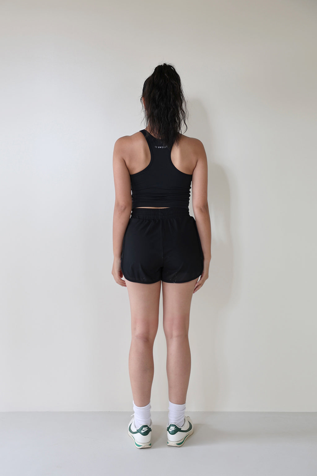 Layered Mesh Shorts BLACK