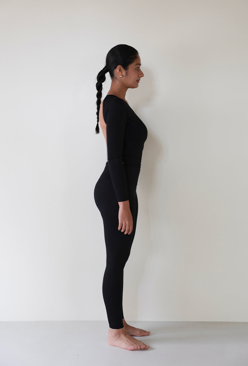 Back Twist Longsleeve BLACK